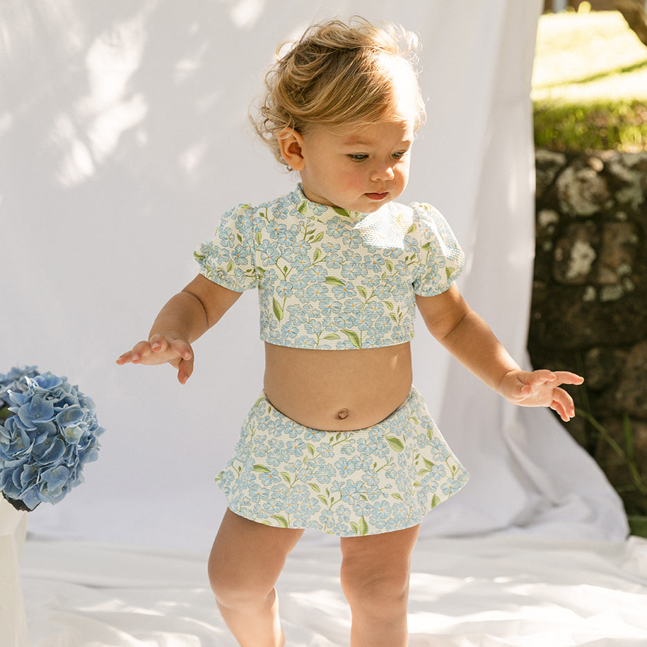 Valentina Bikini Top · Hydrangea