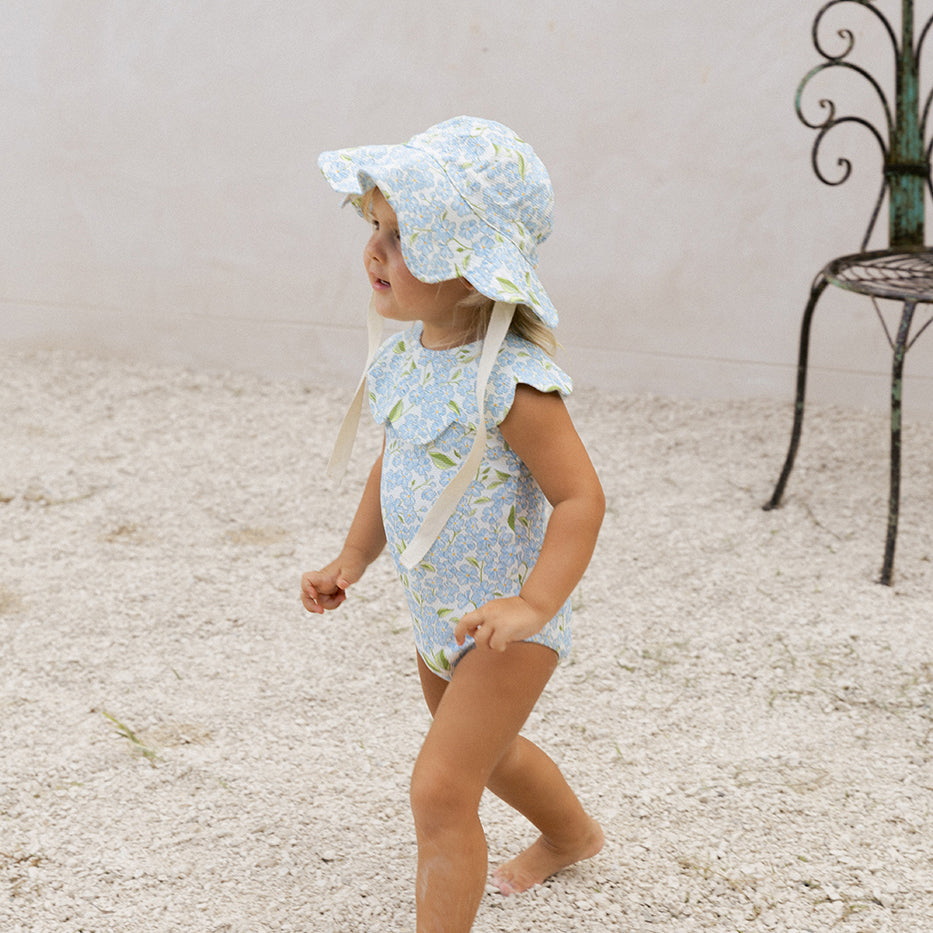 Baby girl sun hats with flowers online