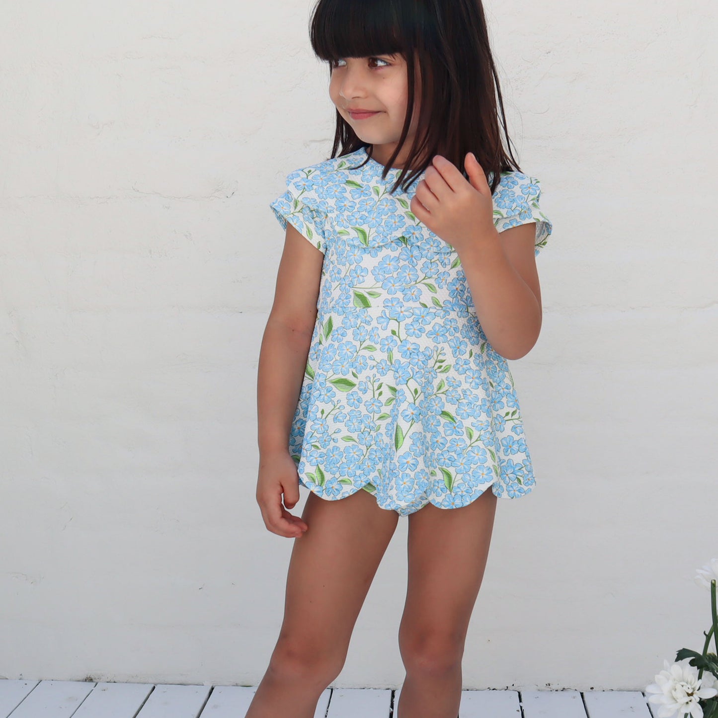 Petal Tankini Top · Hydrangea